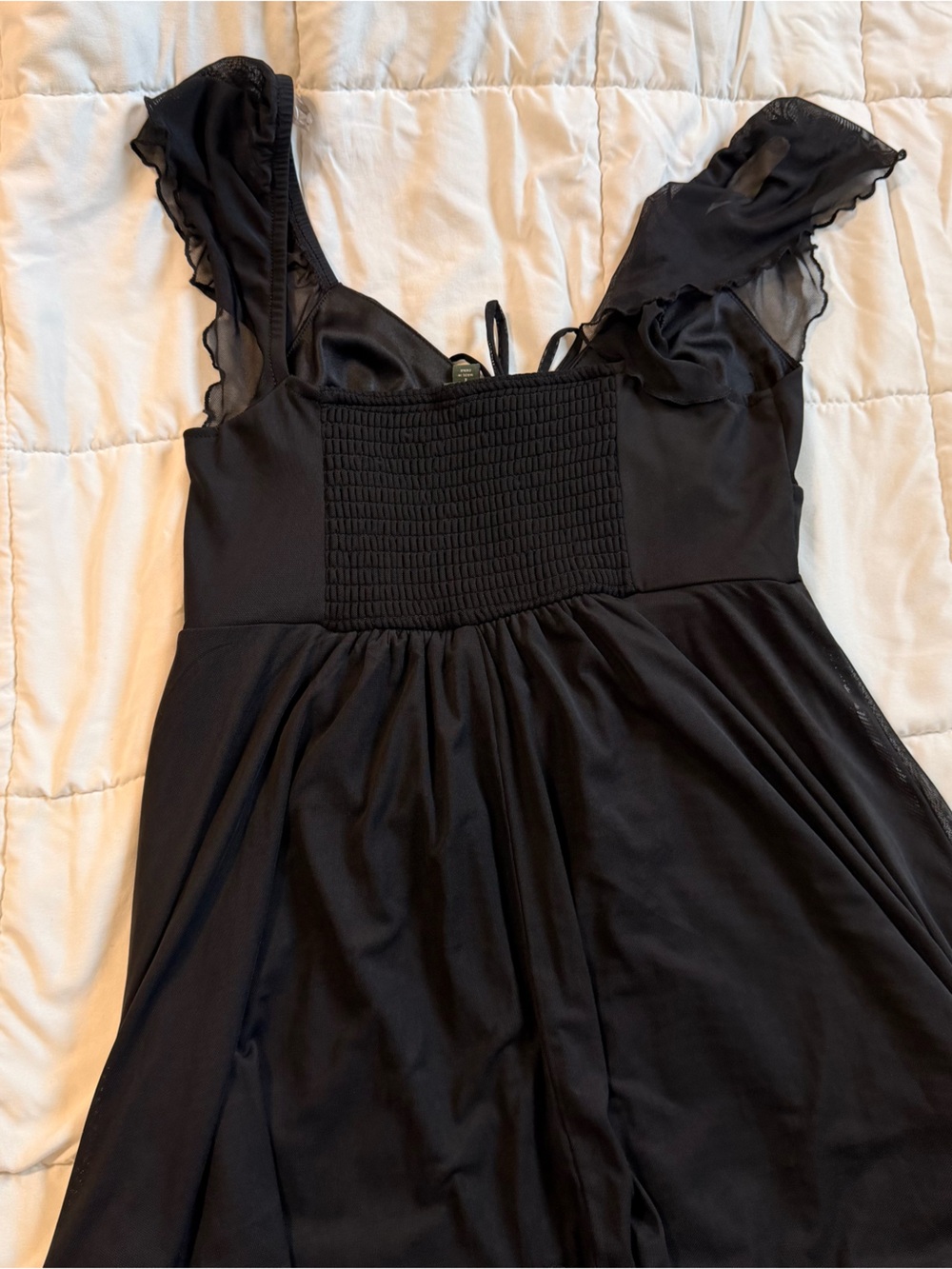 Black Wild Fable Ruffle Mini Dress 🖤 - Picture 5 of 6